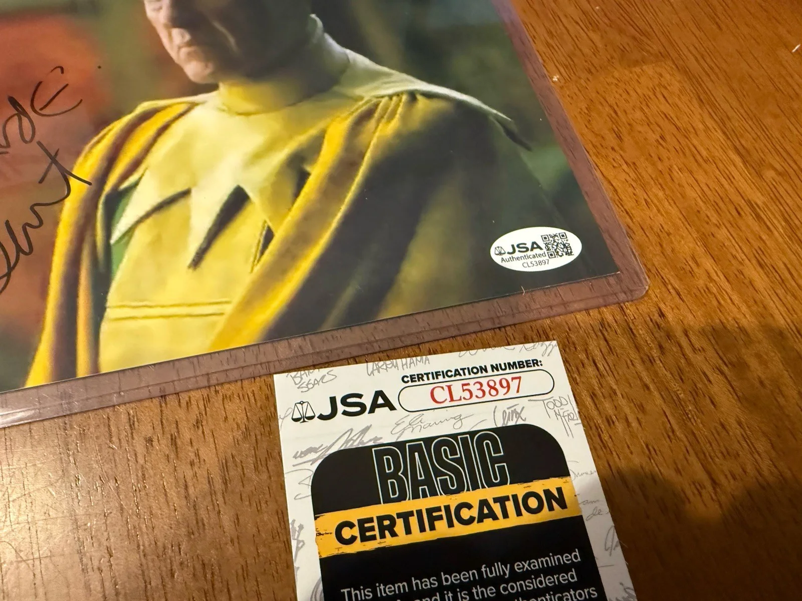 Richard E. Grant — Richard E. Grant Signed 8x10 Loki Photo Classic Loki JSA Authenticated #2, image 2