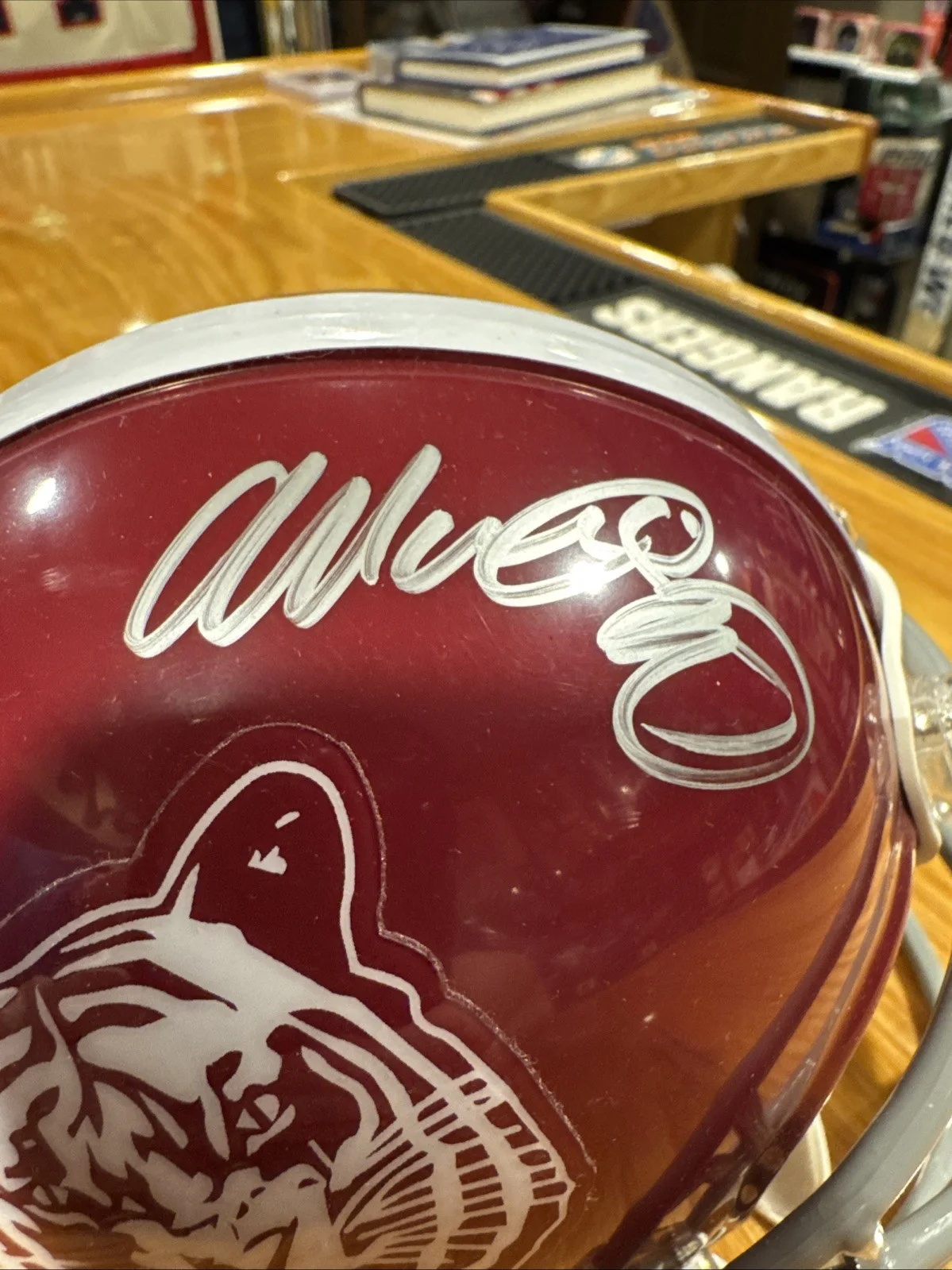 Thiessen Gosselaar Lopez Voorhies Berkley — Saved By The Bell Bayside Tigers Signed Helmet Thiessen Gosselaar Lopez Berkley, изображение 4