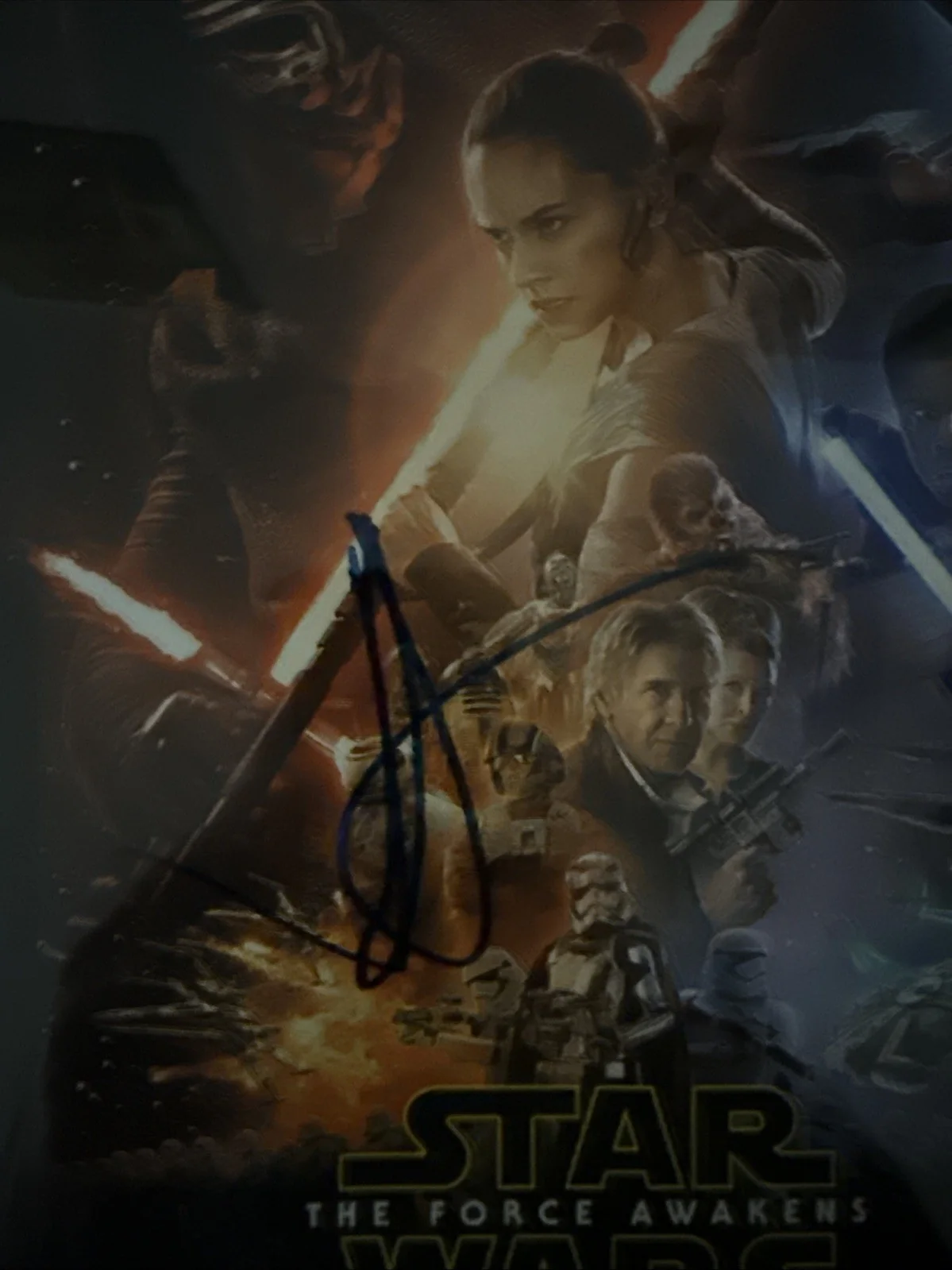 JJ Abrams — J.J. Abrams Signed Star Wars The Force Awakes Autographed 11x8 Picture, image 2