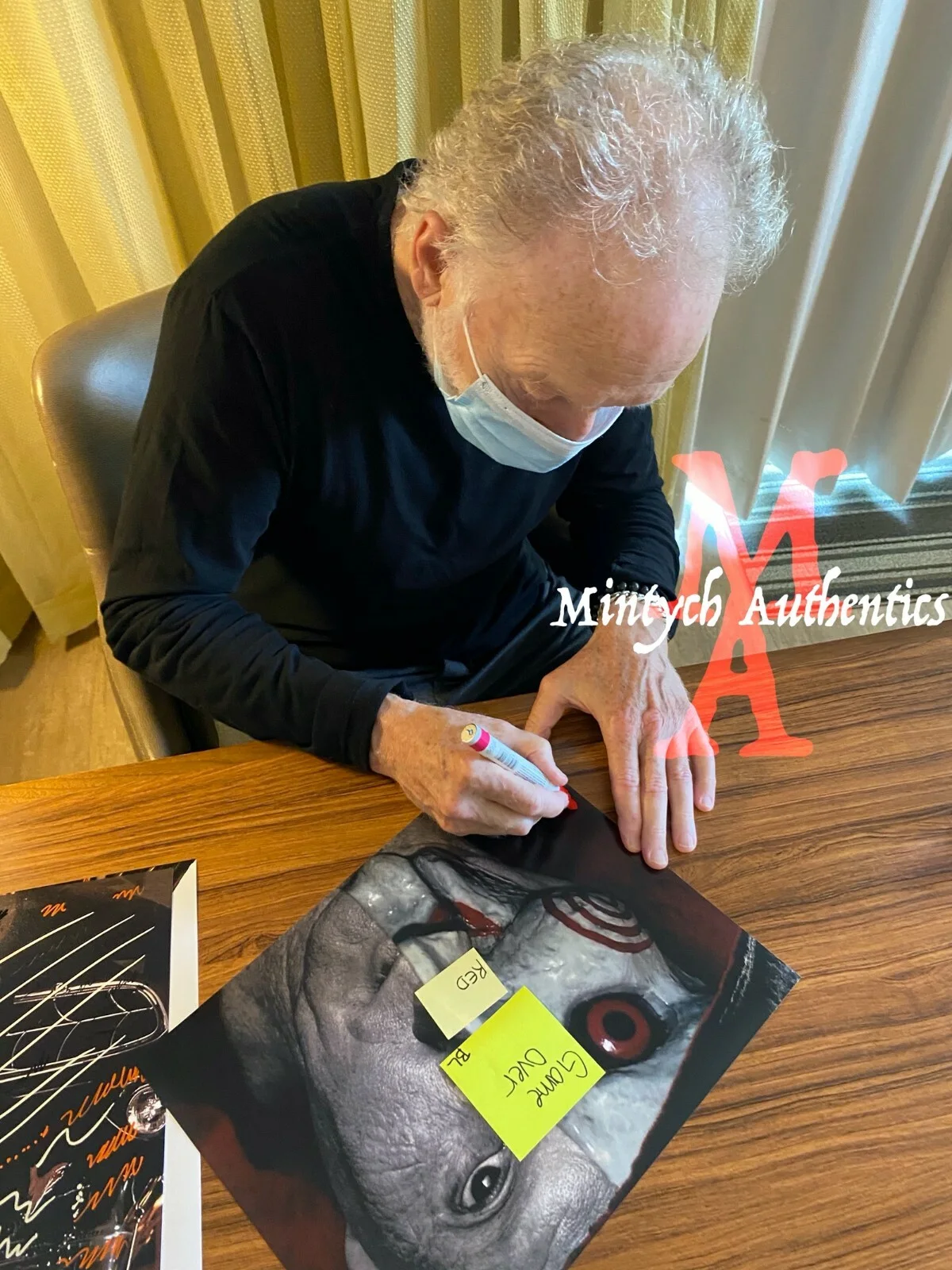 Tobin Bell — Tobin Bell Jigsaw Saw autographed signed 8x10 photo Beckett COA horror, изображение 2