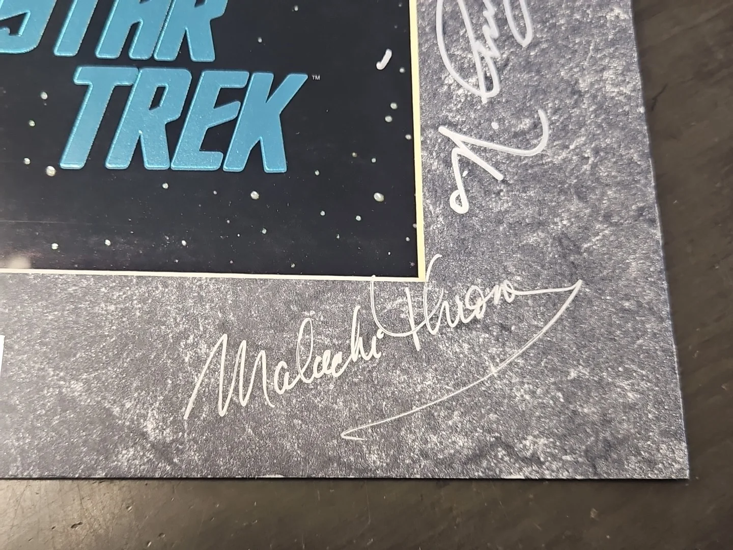 Leonard Nimoy William Schatner — LE /4500 Star Trek U.S.S. Enterprise Cast SIGNED 8x10 Photo & 11x14 Mat JSA LOA, изображение 4