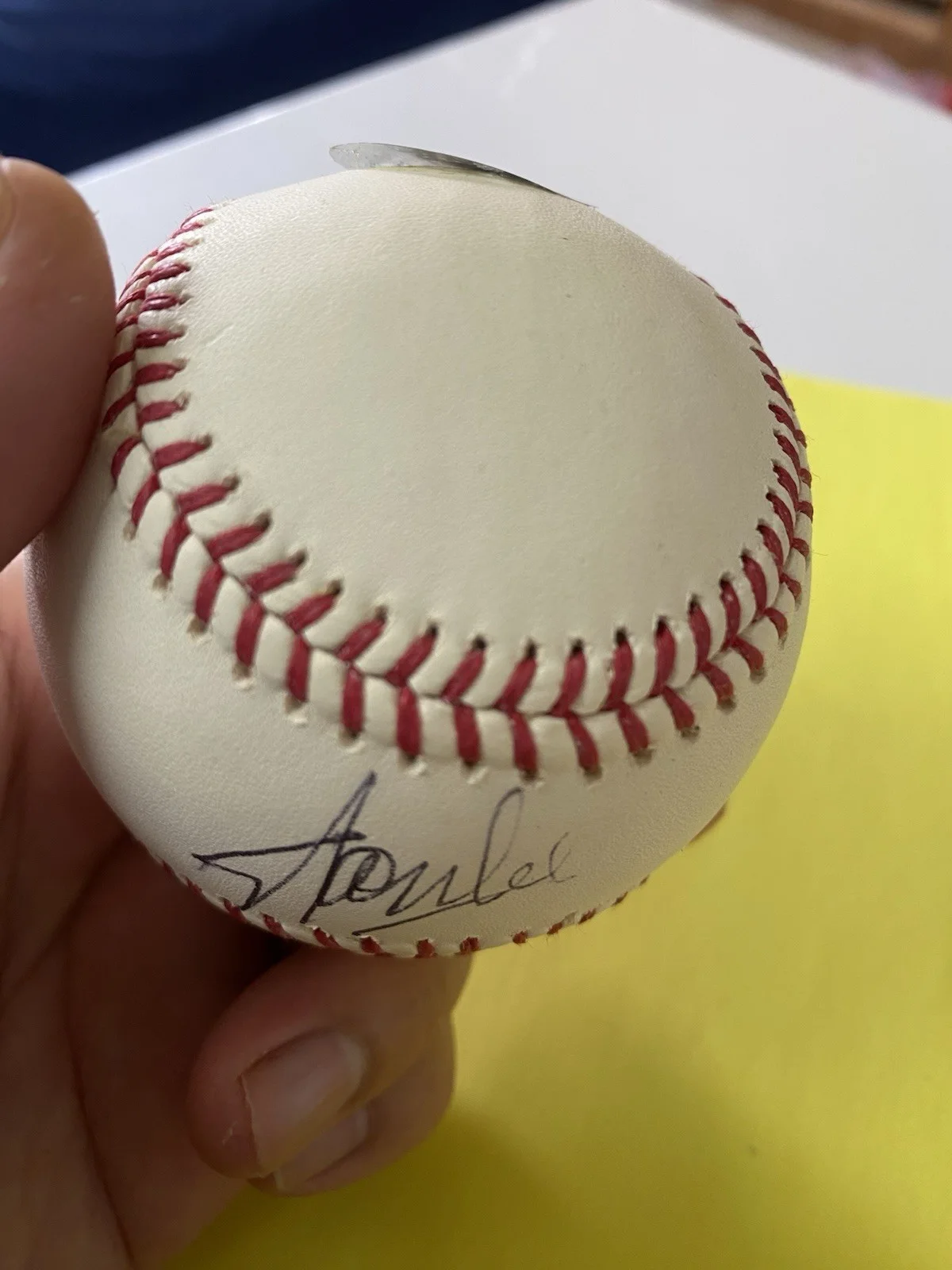 Signed STAN LEE Baseball Auto EXCELISOR APRROVED coa SLC-43217 Baseball RARE, image 2