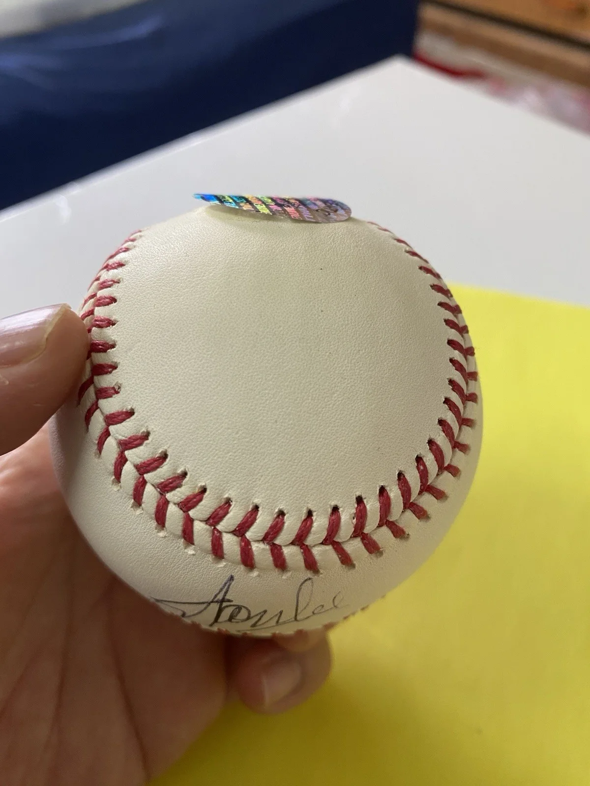 Signed STAN LEE Baseball Auto EXCELISOR APRROVED coa SLC-43217 Baseball RARE, image 4