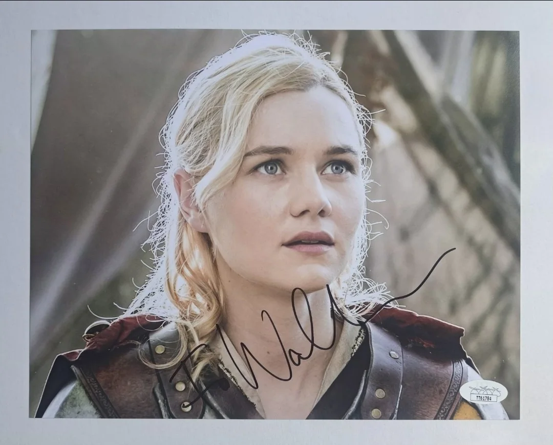 IMOGEN WATERHOUSE as Gwen Signed Autographed The Outpost Premium 8x10 Photo JSA, image 3