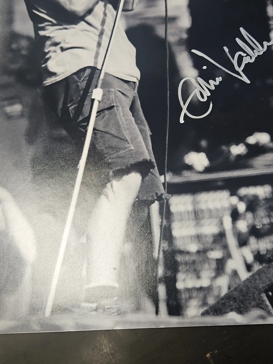 Eddie Vedder Signed 11x14 Live Action Concert Photo Pearl Jam JSA LOA, изображение 4