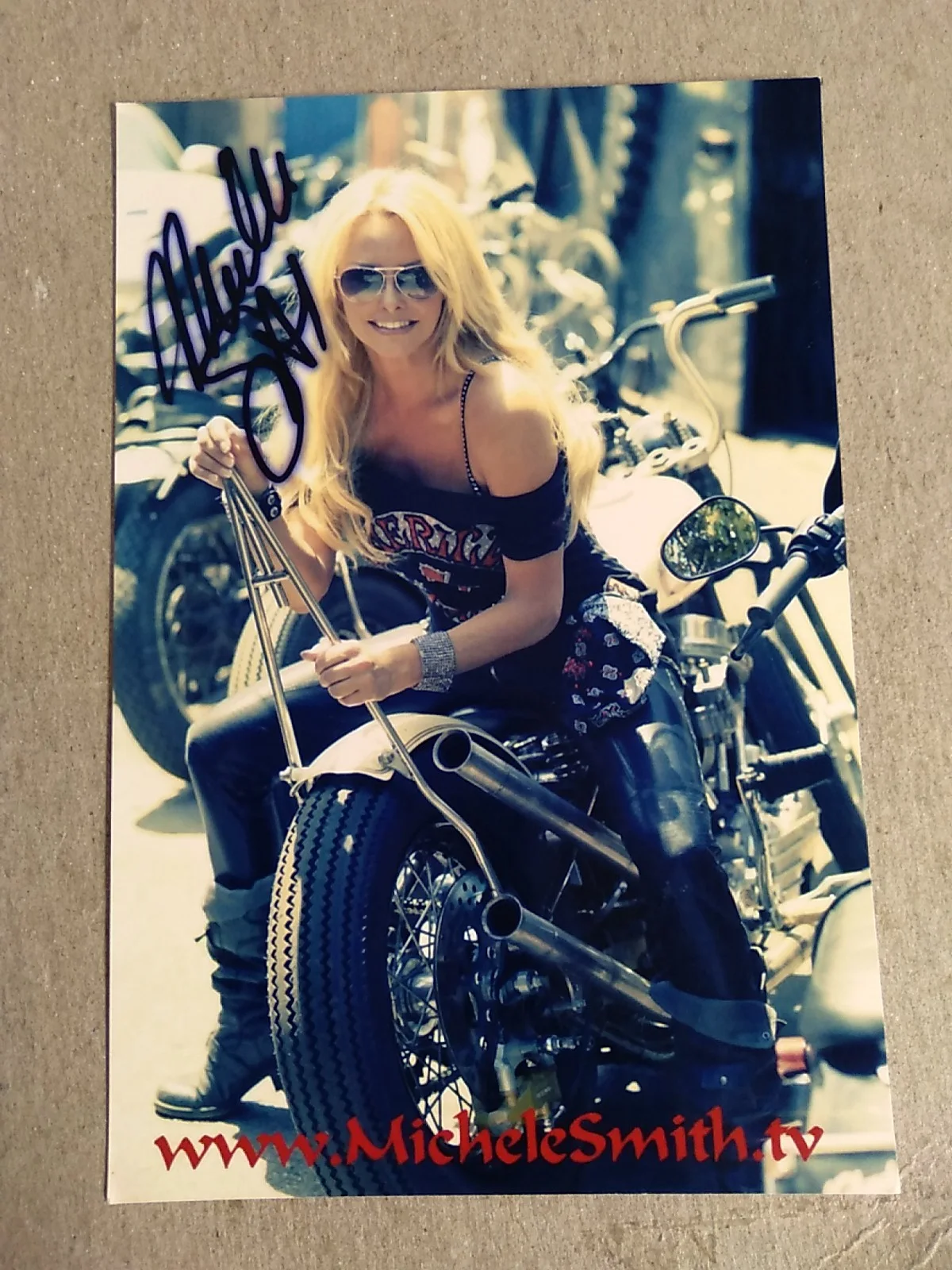 Michele Smith American Actress And Model, TV Host Autographed 6x4 Photo Signed, изображение 2