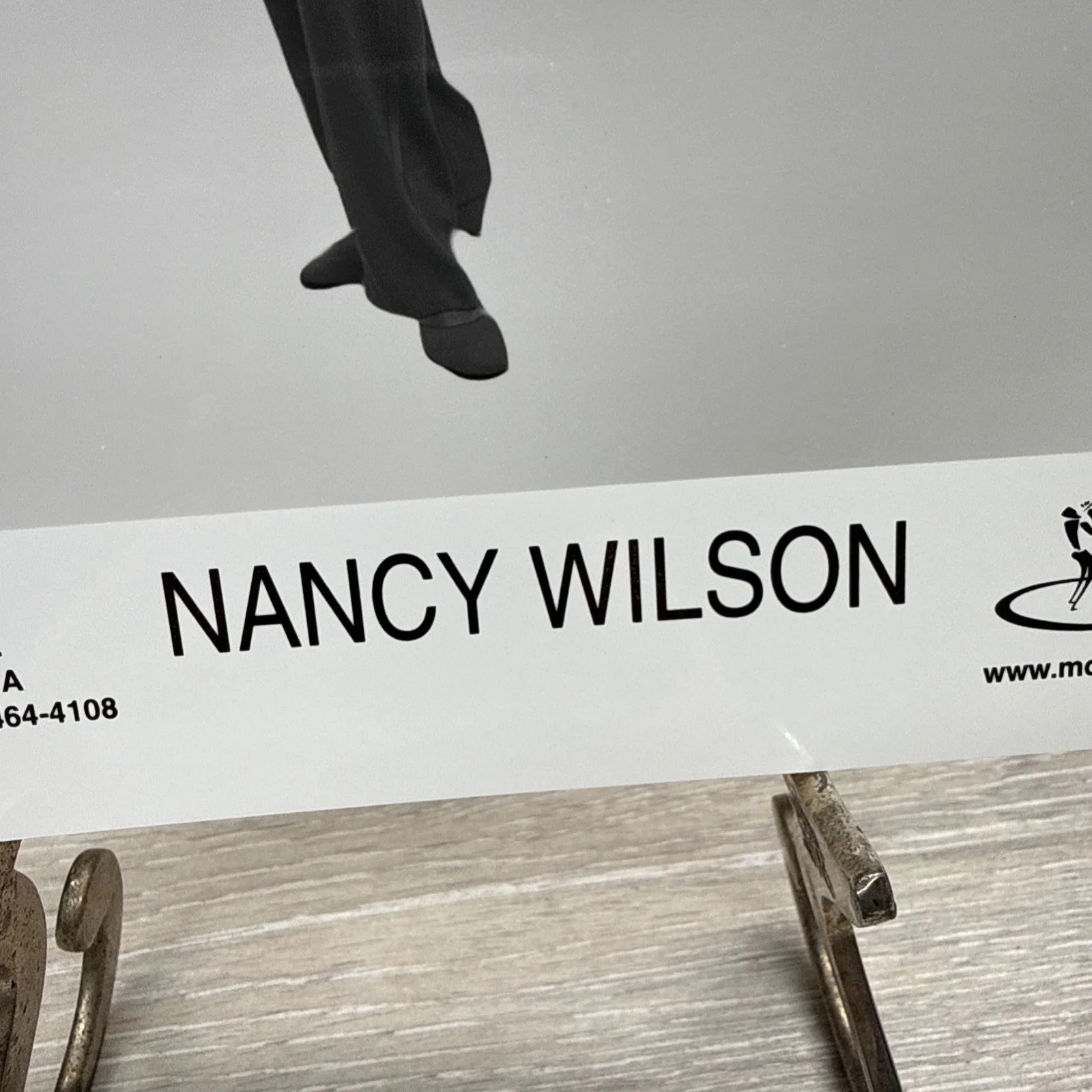 Beautiful NANCY WILSON 8x10” B&W Photo Great Jazz Singer, изображение 3
