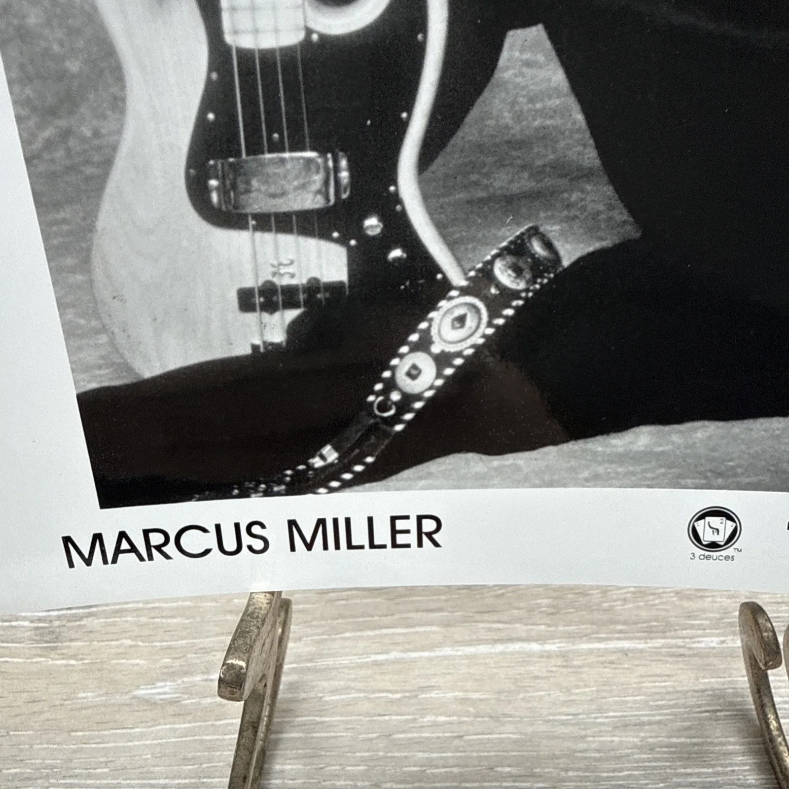 Marcus Miller 8x10 inch Headshot/Press Photo Black & White Telarc 3 Deuces, image 2