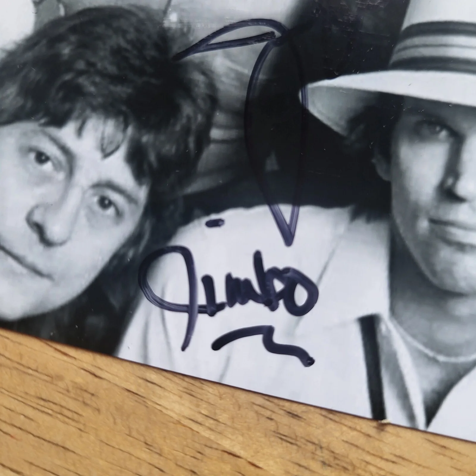 Jim Peterik — Jim Peterik Eye Of The Tiger Survivor Hand Signed 4x6 Autograph, изображение 3