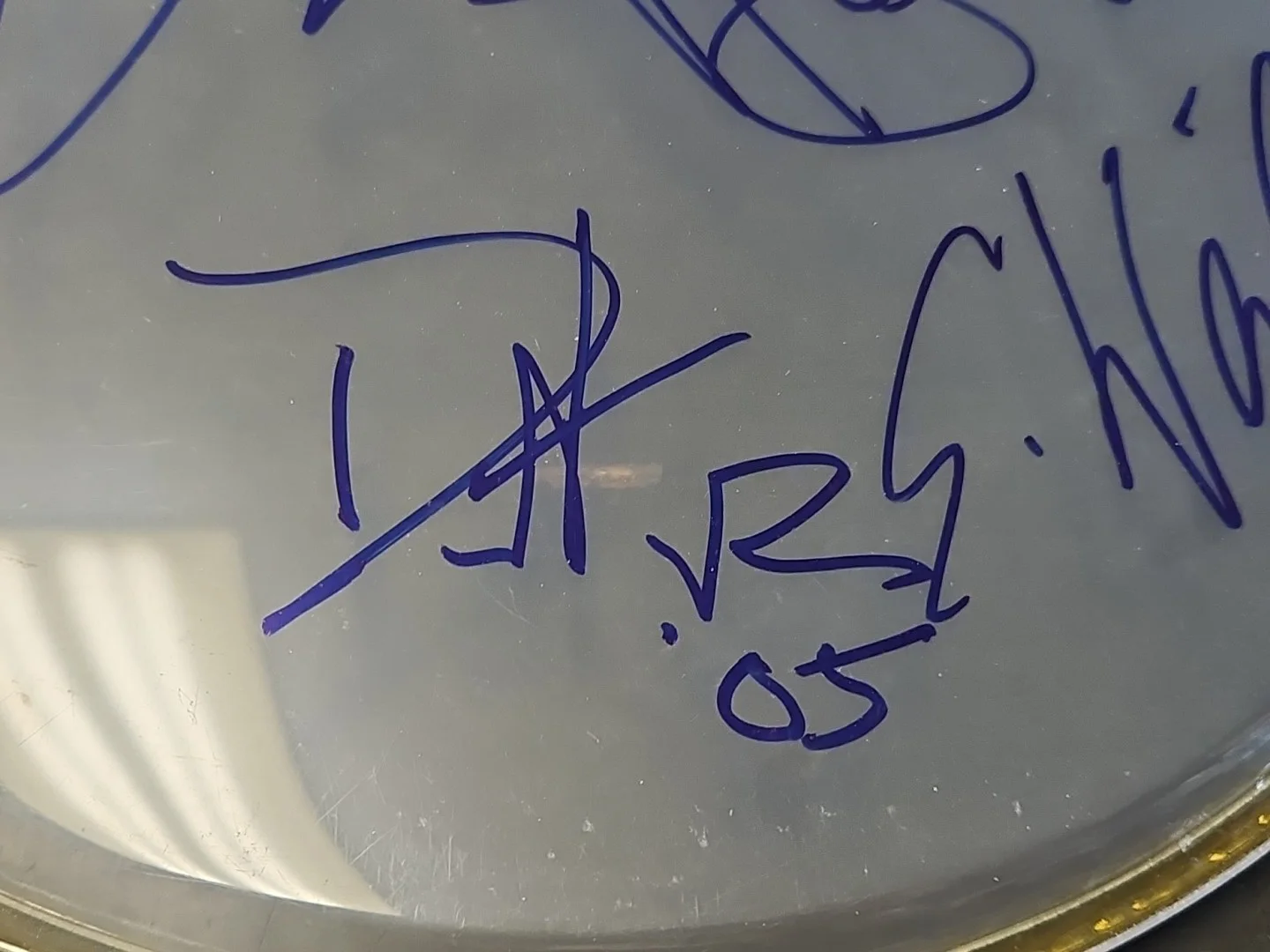 Velvet Revolver SIGNED Drumhead Scott Weiland Slash Duff McKagan Matt Sorum DK, изображение 3