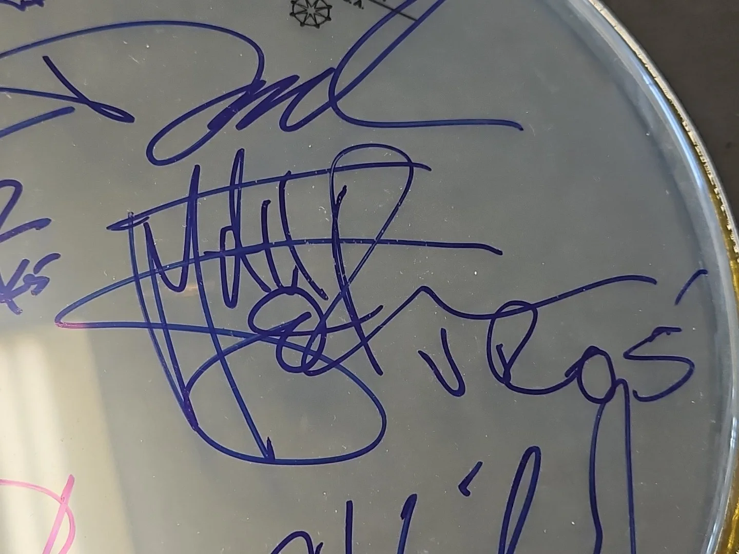 Velvet Revolver SIGNED Drumhead Scott Weiland Slash Duff McKagan Matt Sorum DK, изображение 5