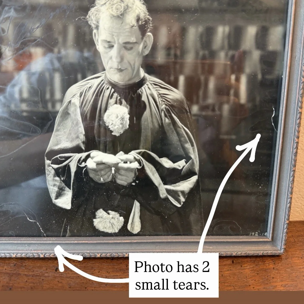 Lon Chaney Sr Autograph Signed Photo “He Who Gets Slapped” 1924 Silent Film, image 5