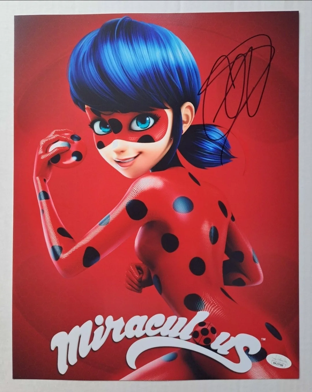 CHRISTINA VEE as MARINETTE Signed "Miraculous" Signed 11x14 Mini Poster JSA Auto, изображение 2