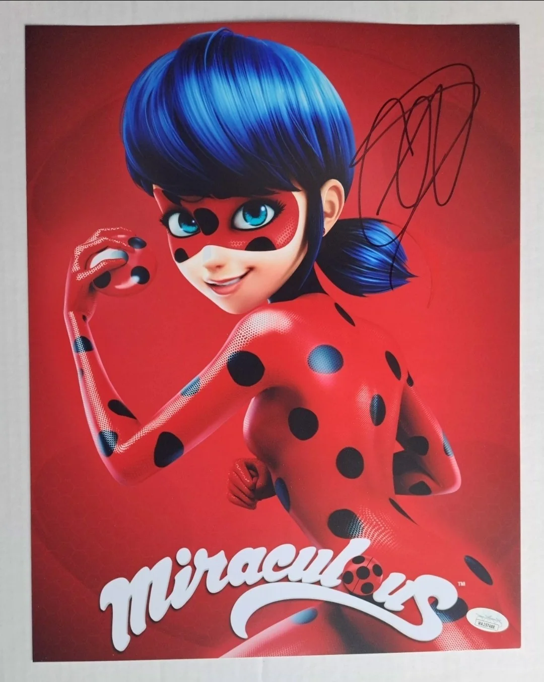 CHRISTINA VEE as MARINETTE Signed "Miraculous" Signed 11x14 Mini Poster JSA Auto, изображение 3