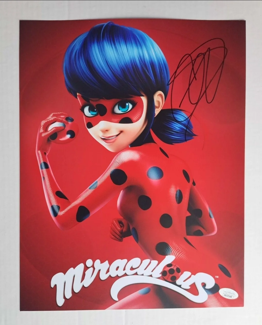 CHRISTINA VEE as MARINETTE Signed "Miraculous" Signed 11x14 Mini Poster JSA Auto, изображение 4