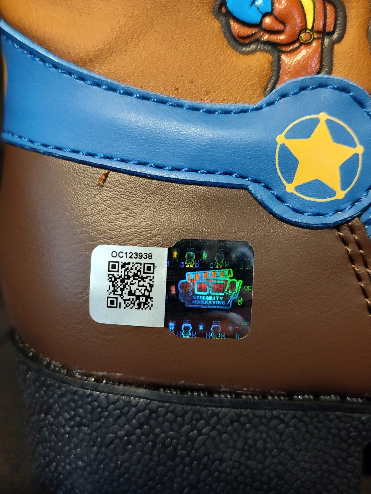 John Morris — Toy Story John Morris “Andy” Signed Woody Cowboy Boot With COA, изображение 4