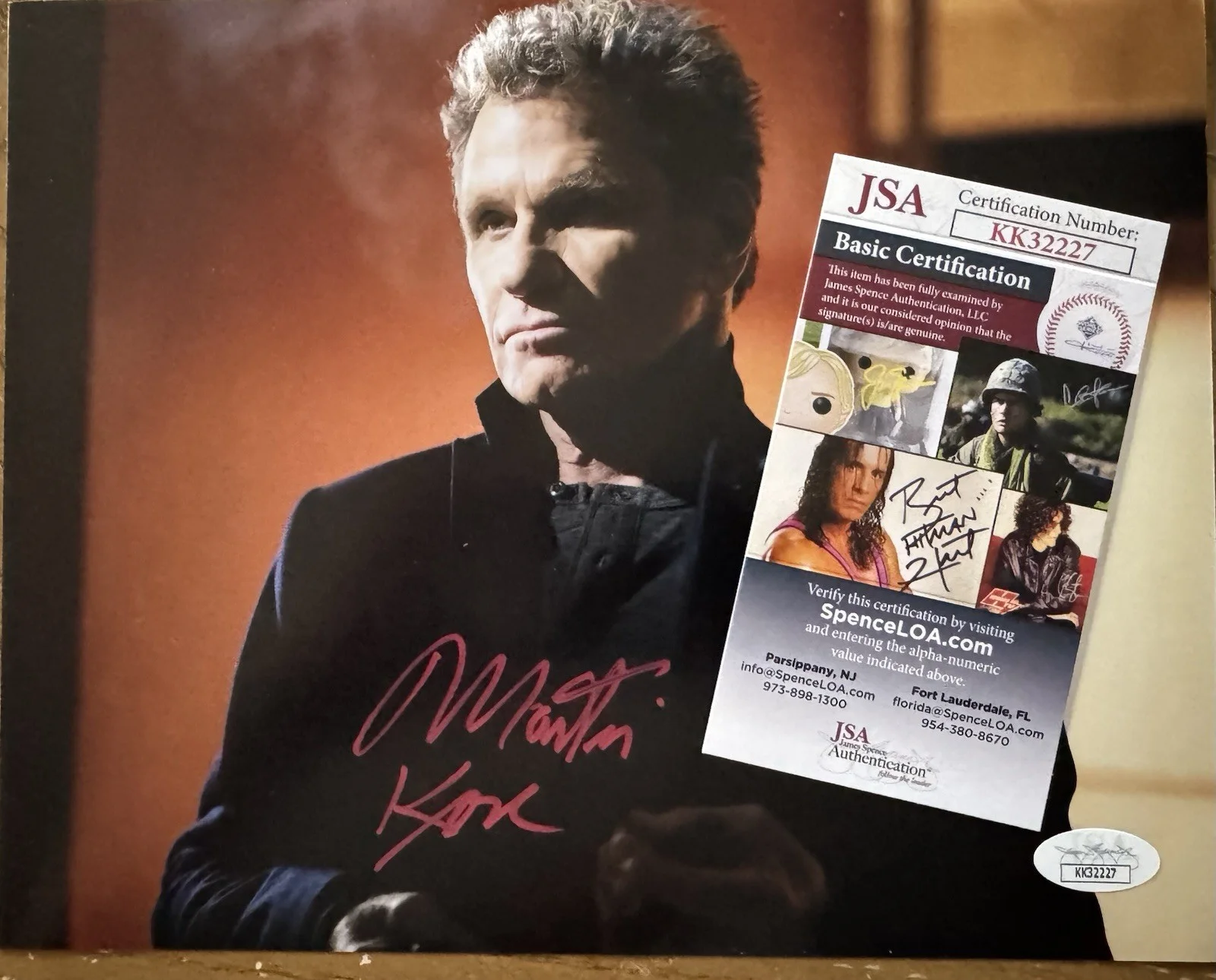 Martin Kove — Cobra Kai MARTIN KOVE SIGNED 8x10 PHOTO JOHN KREESE AUTOGRAPH AUTO JSA COA, image 2