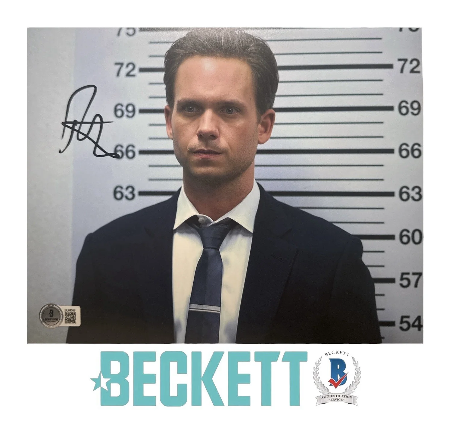 Patrick J. Adams — Patrick J. Adams Autograph Signed 8x10 Suits Michael Ross Photo Beckett COA