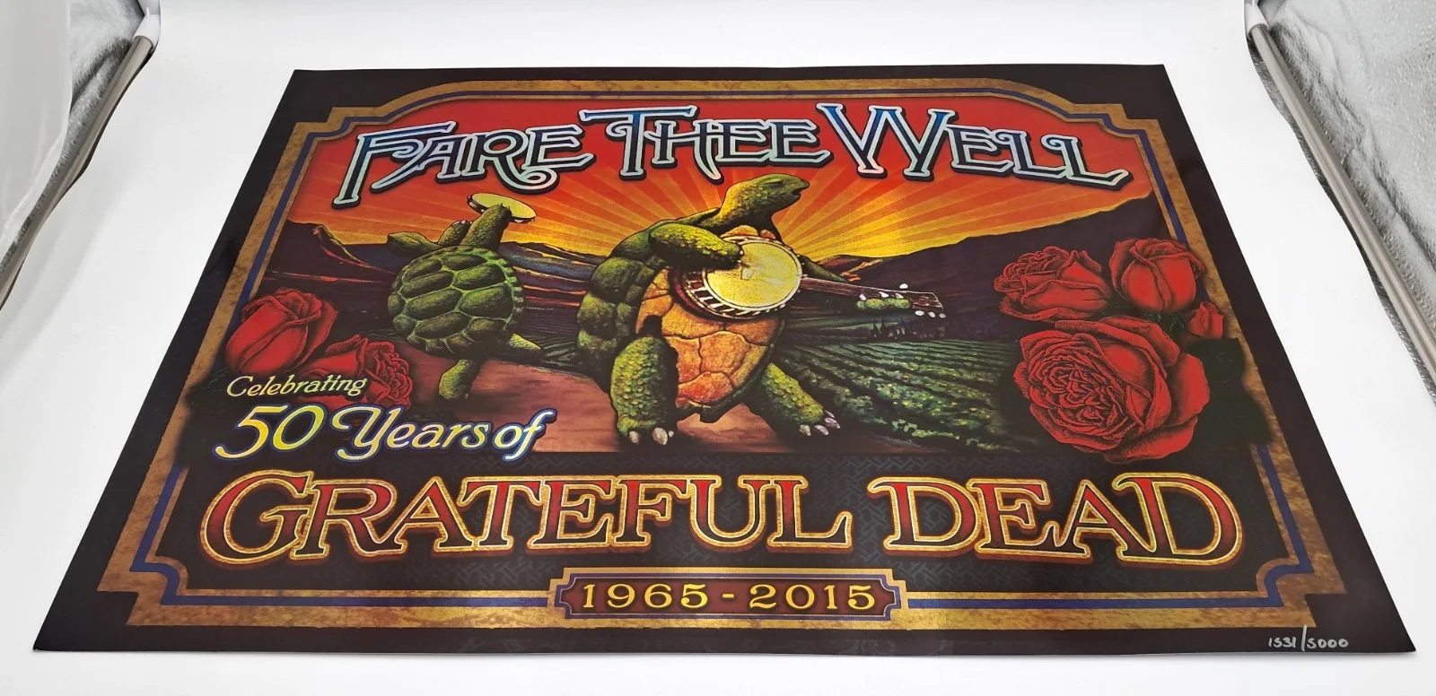 Grateful Dead FARE THEE WELL 2015 Poster ~ #d /5000, image 4
