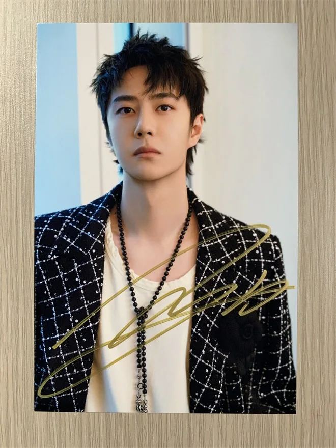 6" Wang Yibo 王一博 Hand Signed Autographed Photo Autographs Collection Original#, изображение 3