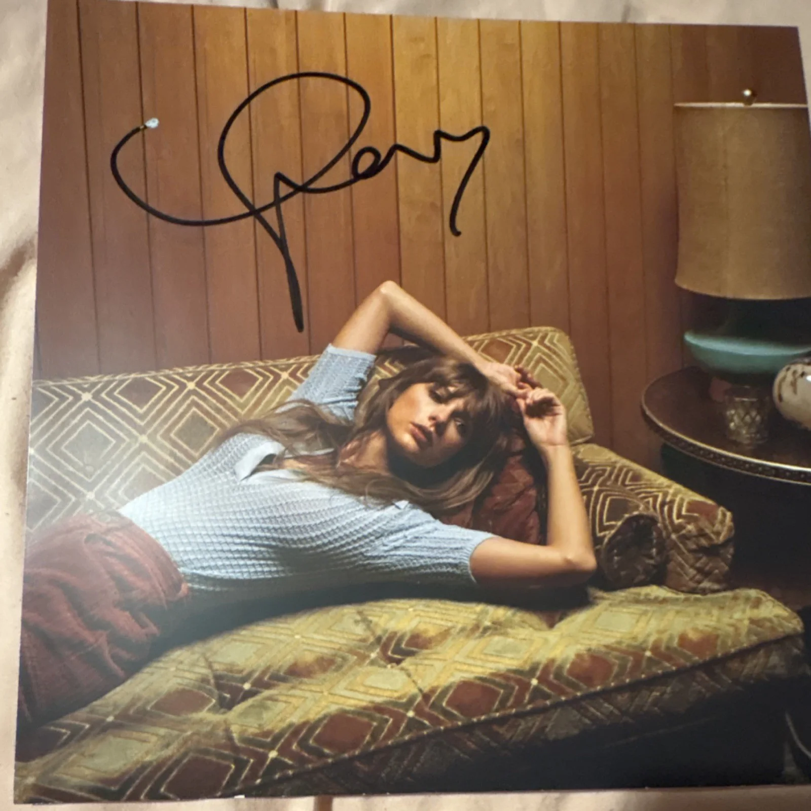 Midnights Signed Blue Edition Vinyl Record Original Rock/Pop Republic Records, image 3