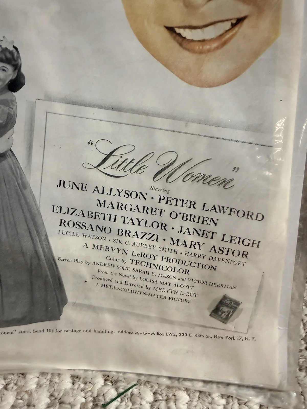 Margaret O'Brien 1949 Movie Ad Little Women Liz Taylor June Allison Leigh, изображение 5