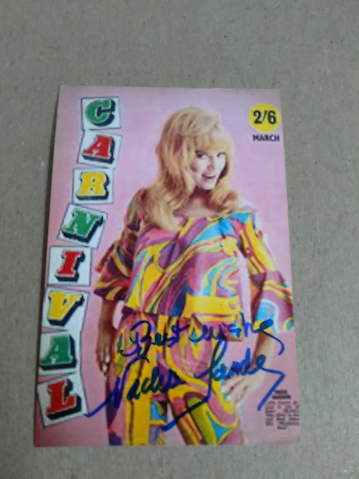 Nadia Sanders American Actress Autographed 6x4 Photo Signed, изображение 2
