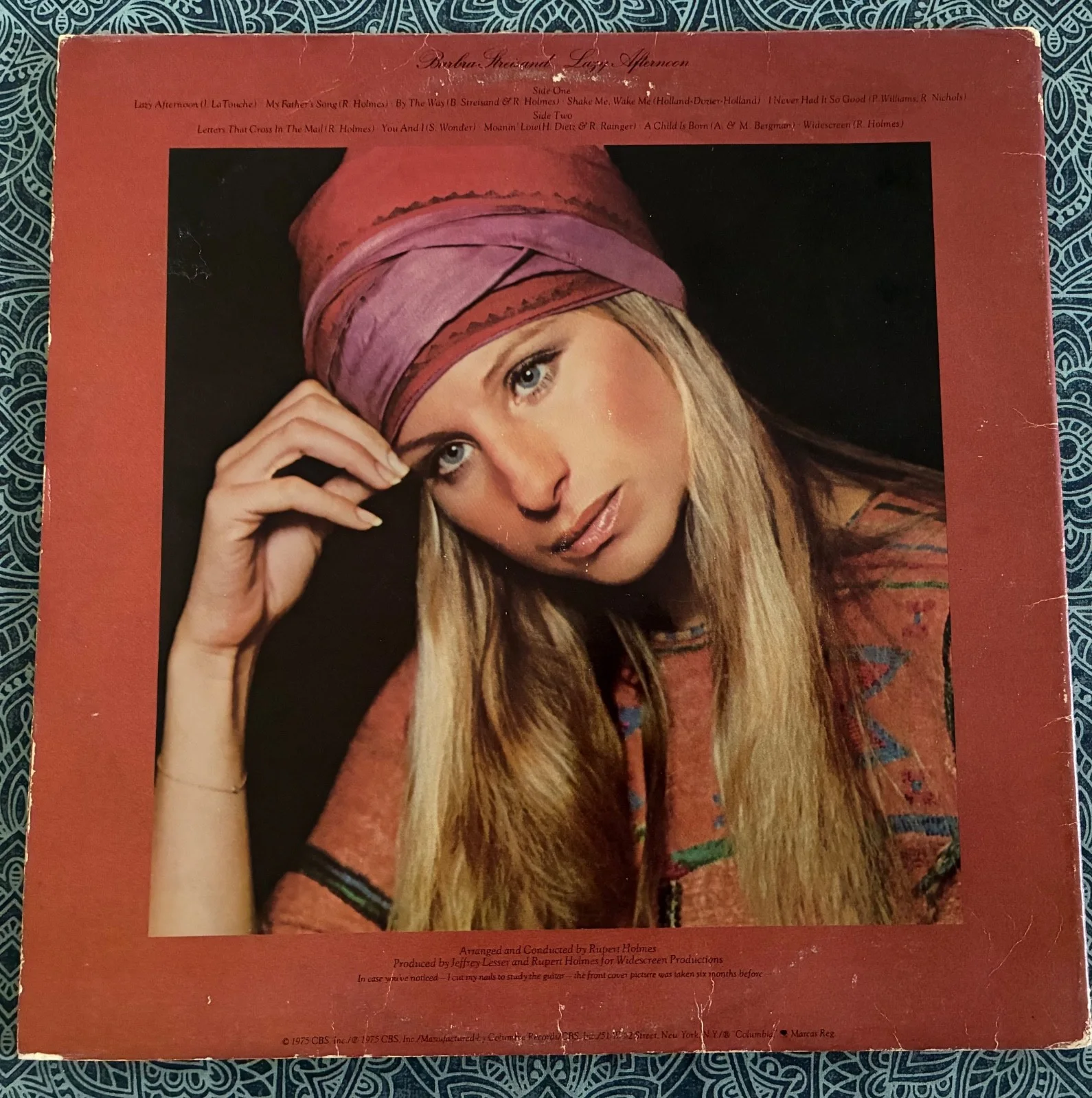 Barbra Streisand Authentic Signed Record Jacket Cover Only UNPERSONALIZED W/ COA, image 5
