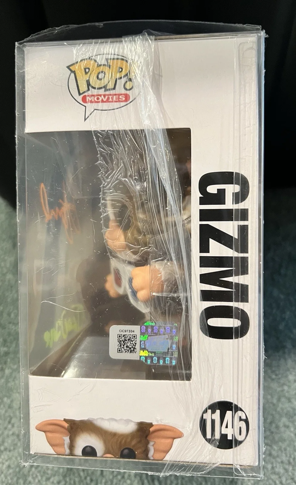Howie Mandel Joe Dante — Gremlins Howie Mandel & Joe Dante Dual Signed Funko Pop Gizmo #1146 OCCM Cert, изображение 2
