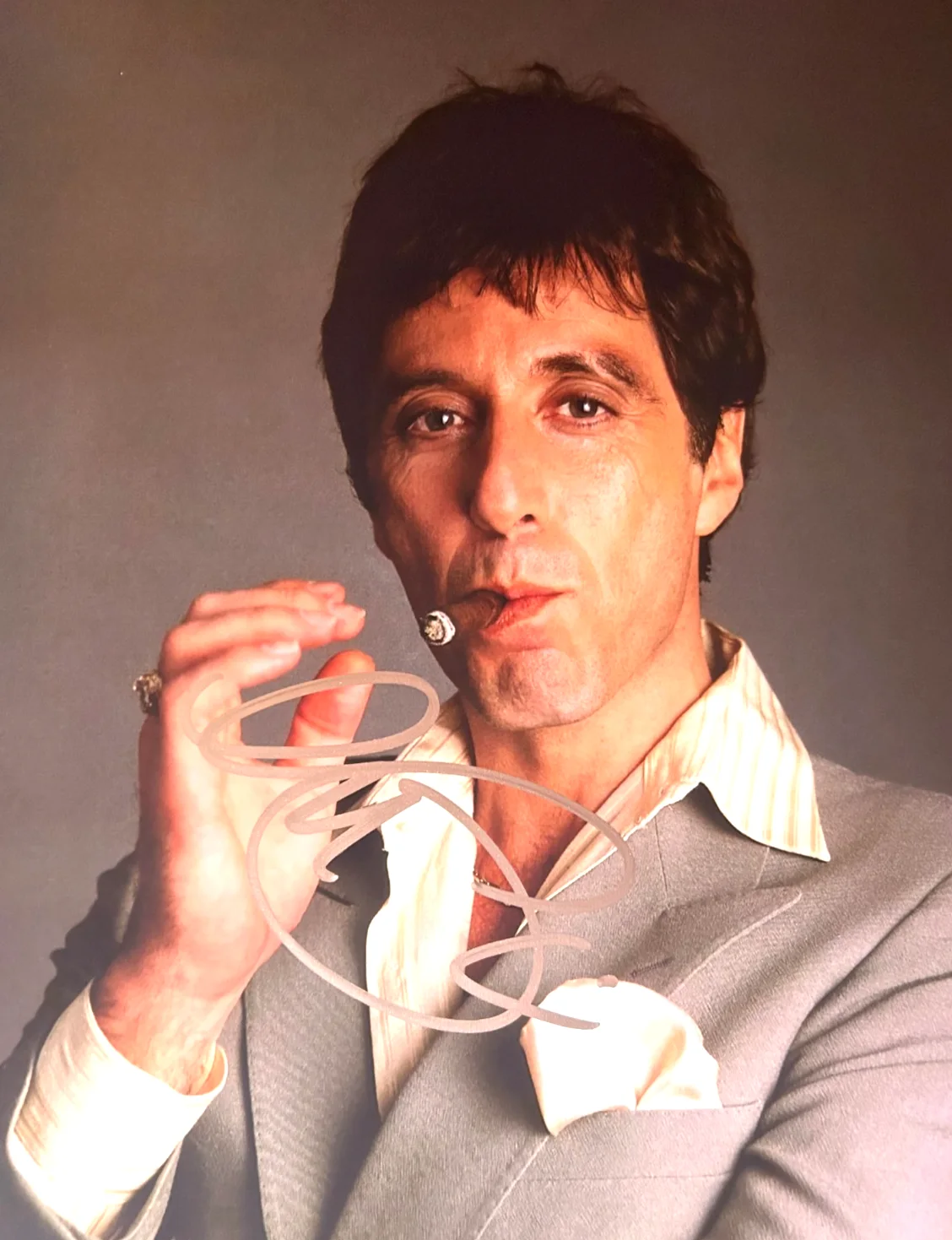 AL PACINO — AL PACINO Signed 8x10" (SCARFACE: Tony Montana) Authentic Autograph w/COA, image 3