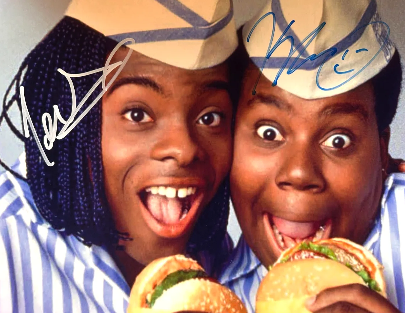 Kenan Thompson, Kel Mitchell — GOOD BURGER: Signed Kenan & Kel 8x10" Authentic Original Autographs w/COA