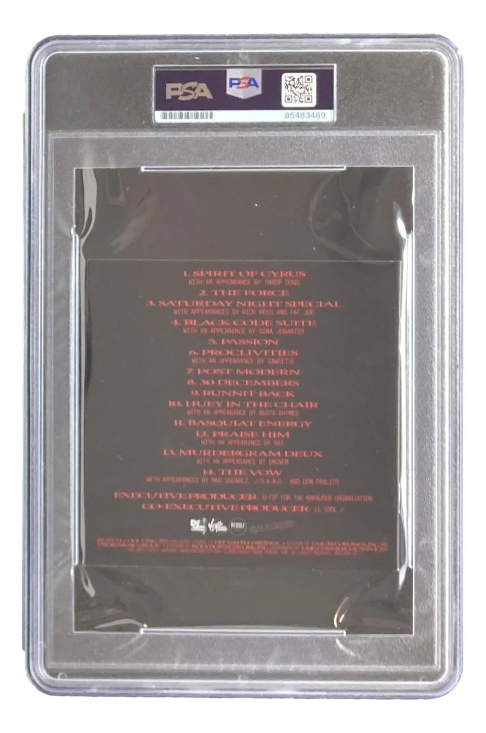 LL Cool J — LL Cool J Signed Slabbed The Force CD Booklet PSA, image 2