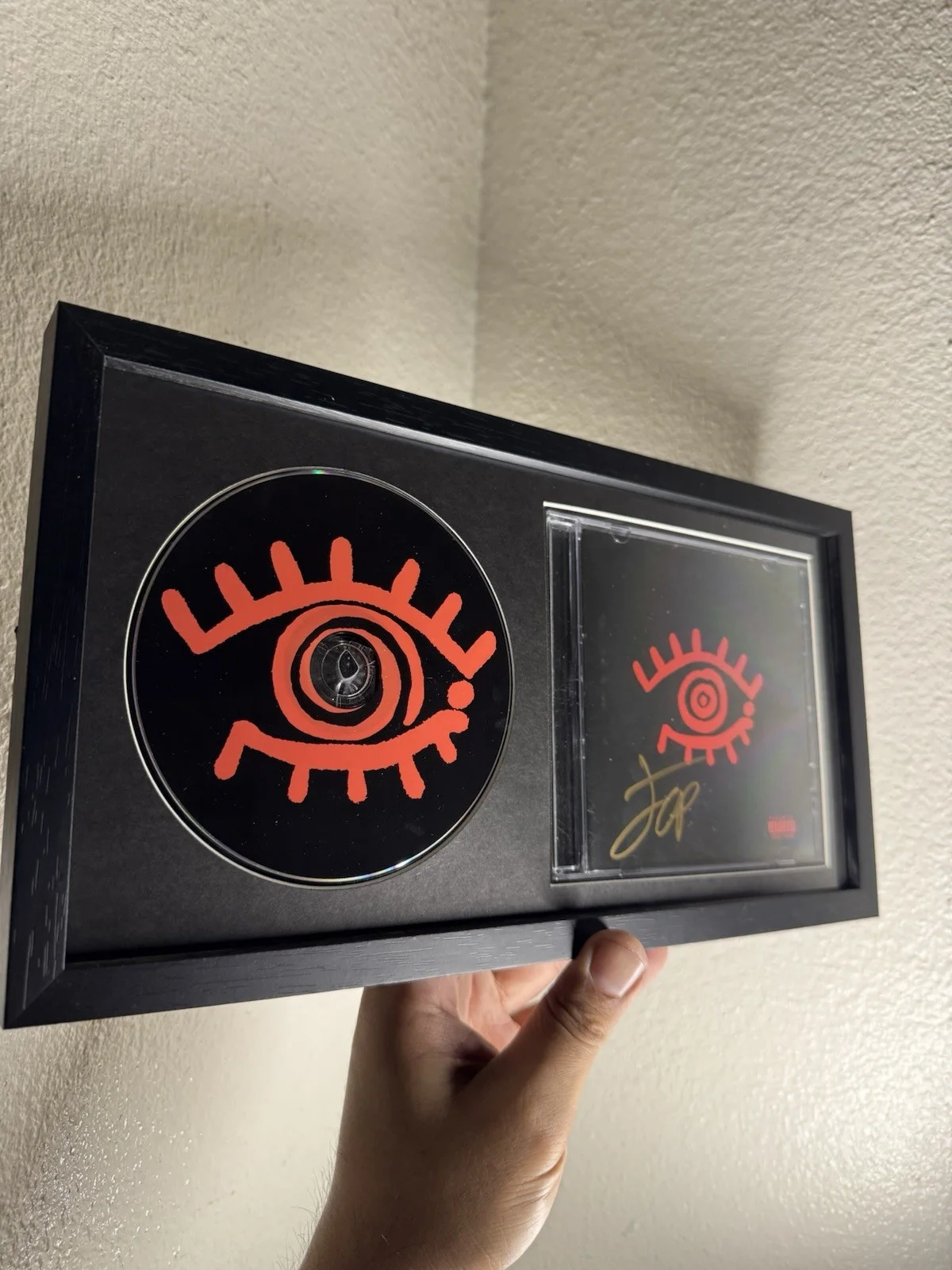JOP Autographed CD Album 111xPantia Fuerza Regida Framed, image 4