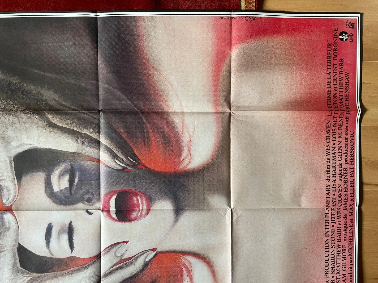 DEADLY BLESSING (1981) Original French Movie Poster Wes Craven, Sharon Stone, изображение 2