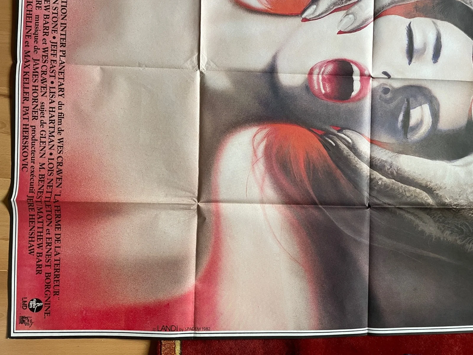 DEADLY BLESSING (1981) Original French Movie Poster Wes Craven, Sharon Stone, изображение 3