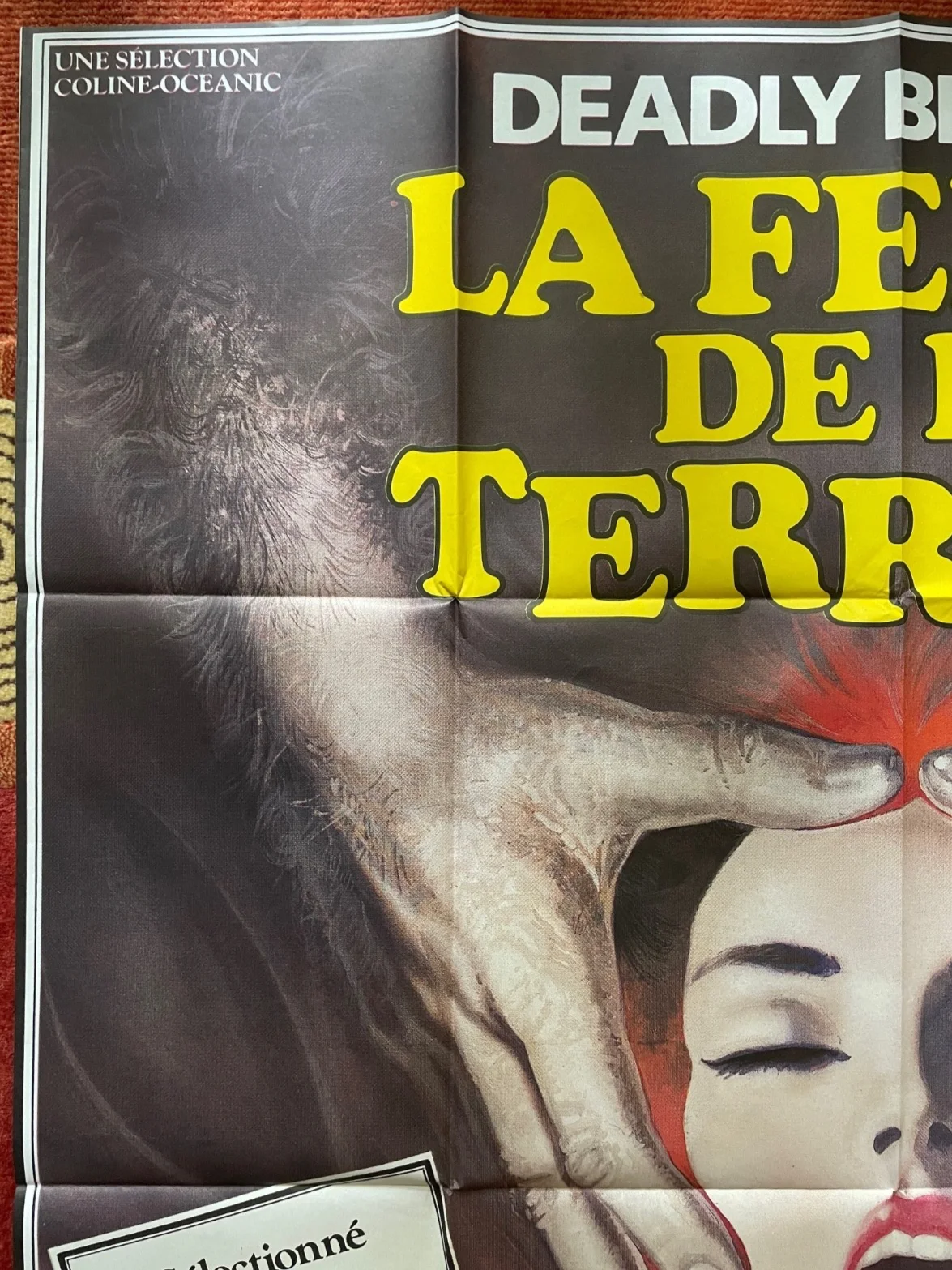 DEADLY BLESSING (1981) Original French Movie Poster Wes Craven, Sharon Stone, изображение 4