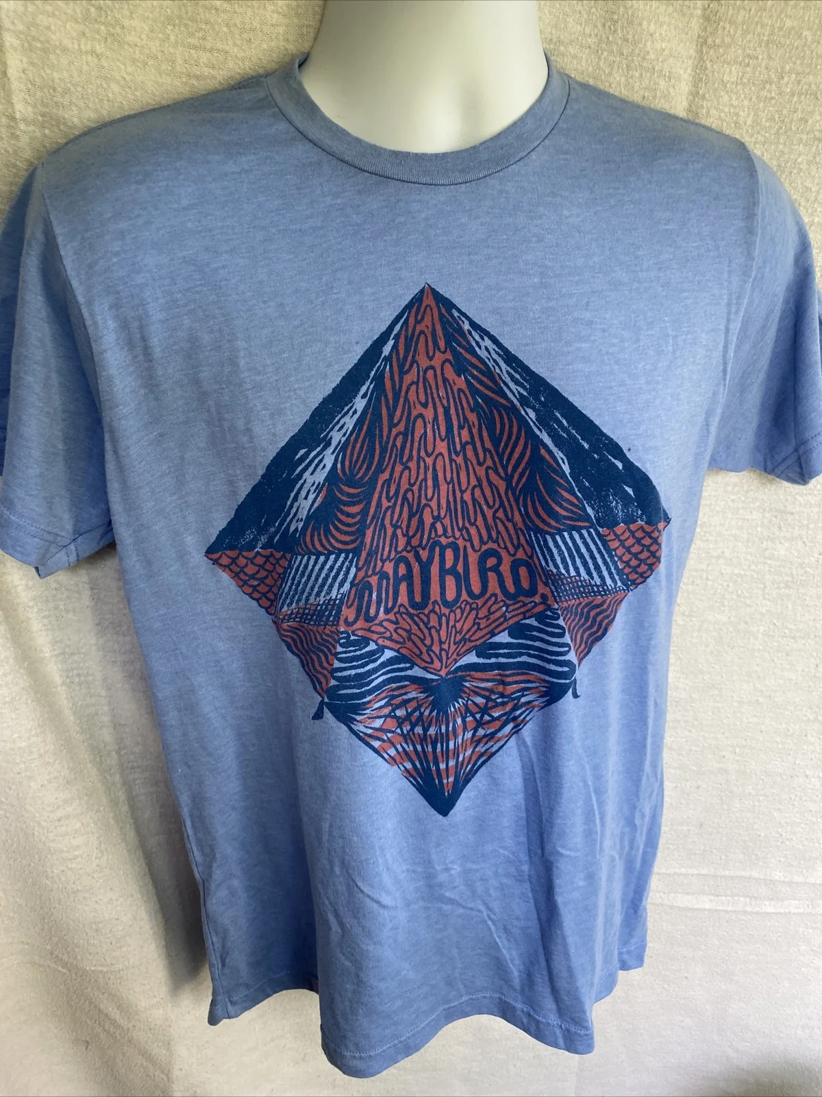 Rare Maybird Band Signed Josh Adam Netsky Kurt Johnson Sam Snyder Concert Shirt, изображение 5