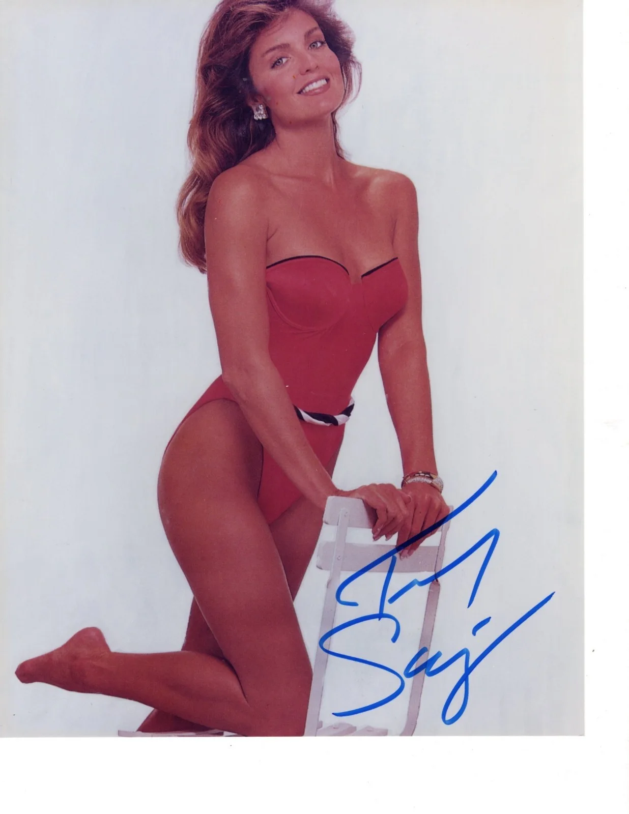 Tracy Scoggins — Tracy Scoggins Autographed Photo Color 8x10 COA Highlander Babylon 5 Colbys