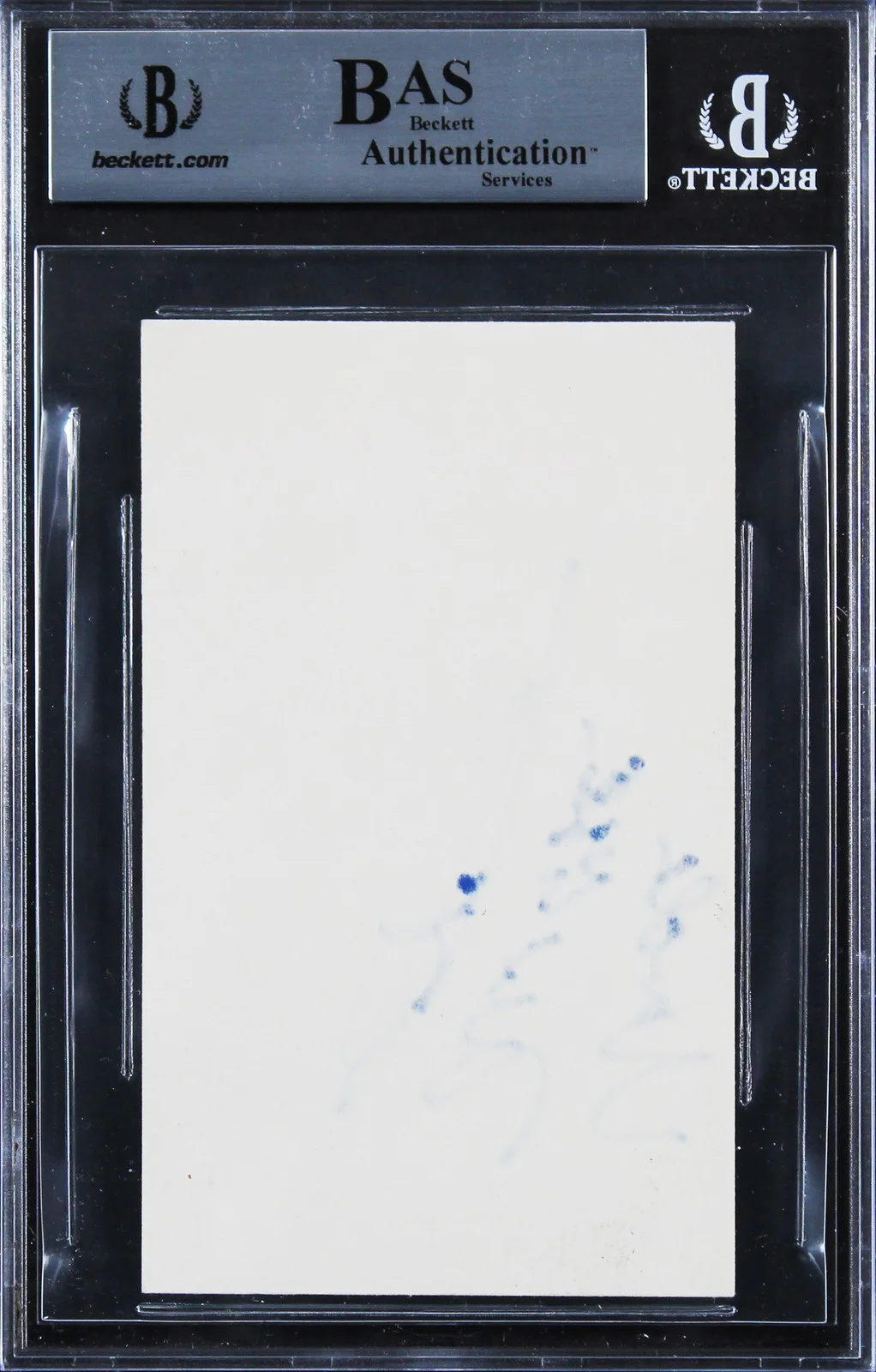 Milton Berle — Milton Berle It's a Mad, Mad, Mad, Mad World Signed 3x5 Index Card BAS Slabbed 2, изображение 2