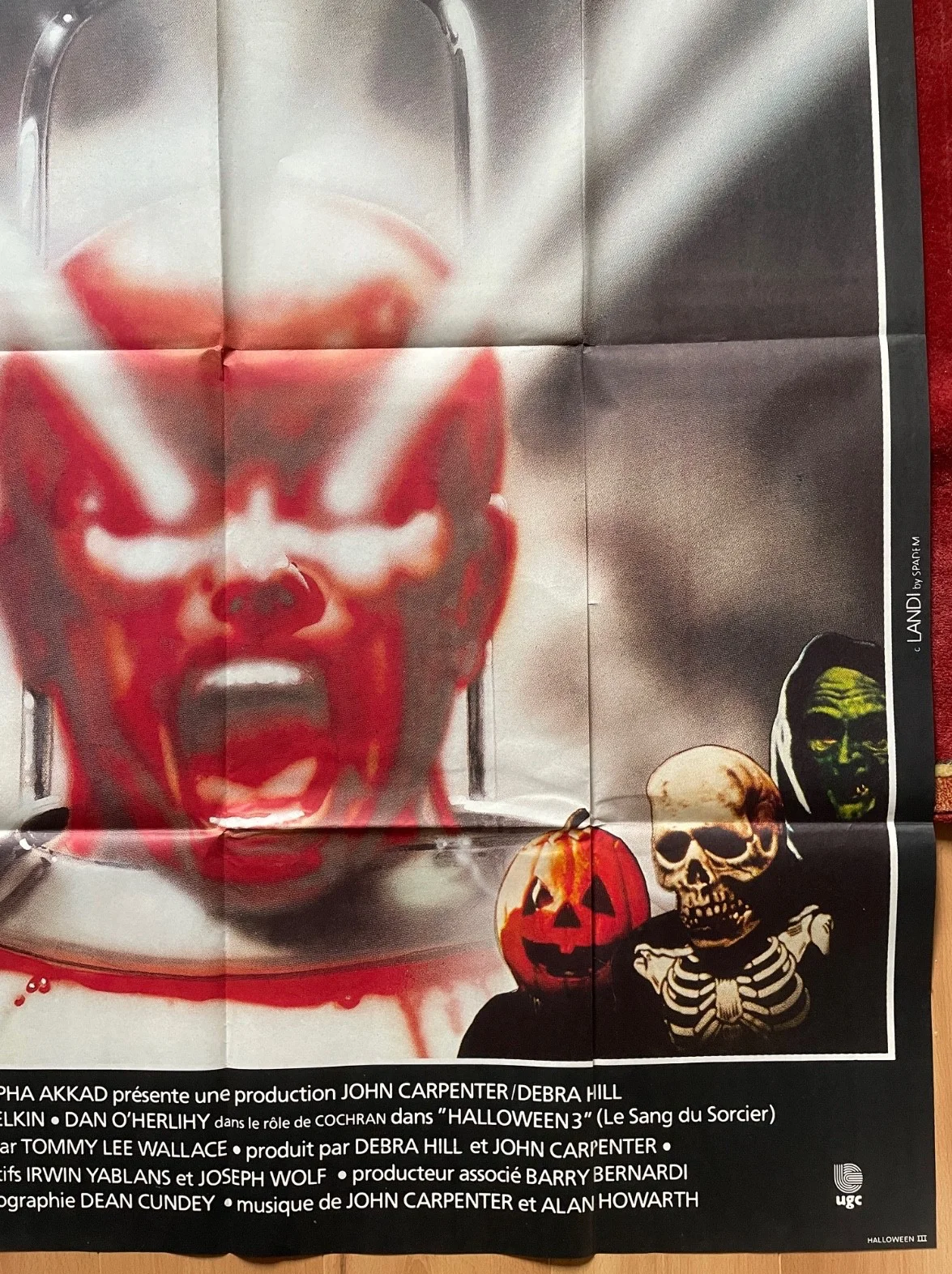 HALLOWEEN III: THE SEASON OF THE WITCH (1982) Original French Movie Poster, изображение 5