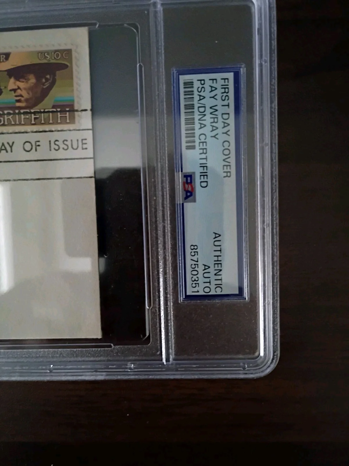 Fay Wray — FAY WRAY Autographed Signed FDC..KING KONG Star..(d.2004) PSA/DNA Slabbed, image 4