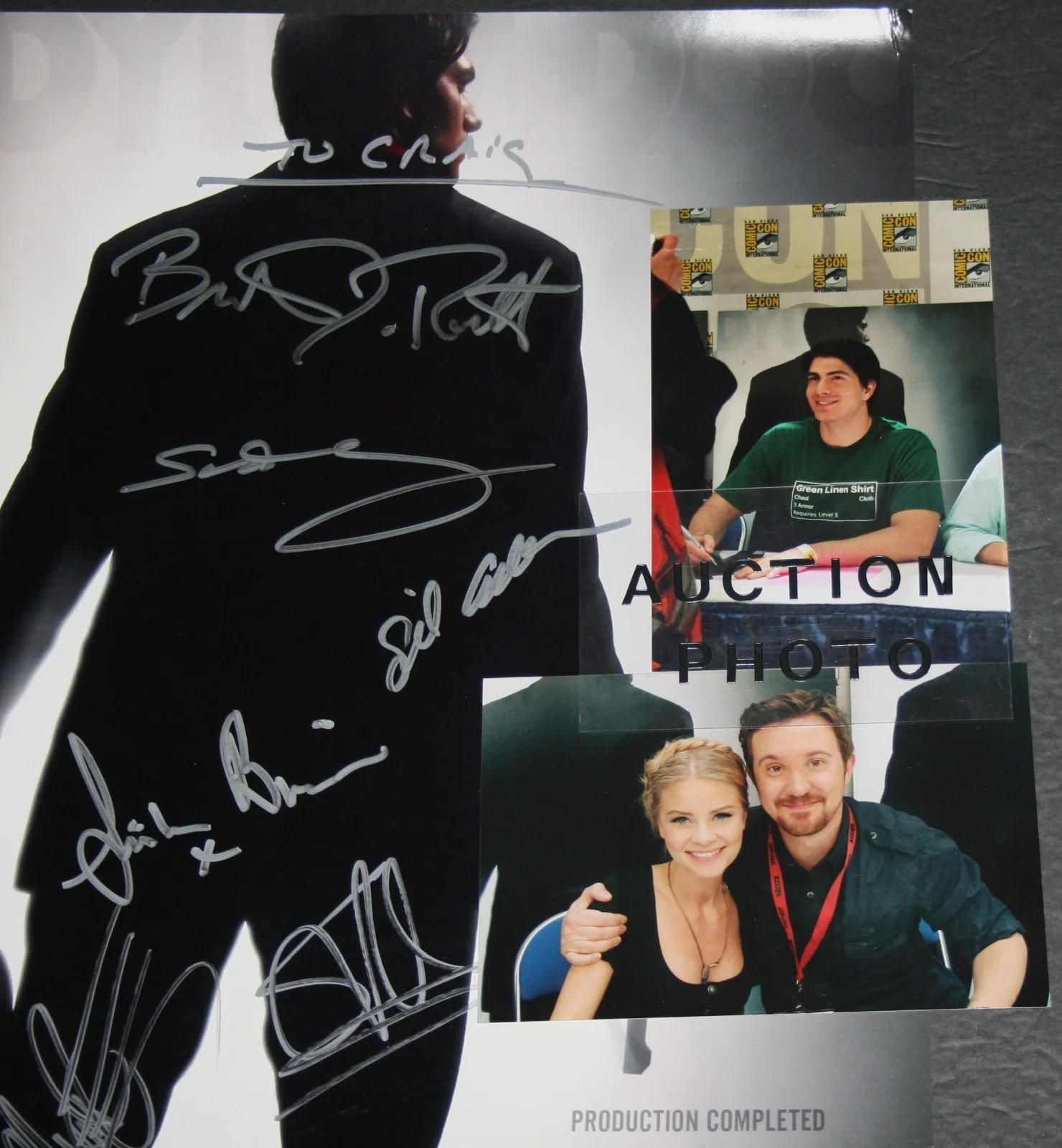 Brandon Routh — BRANDON ROUTH Signed DEAD OF NIGHT Promo Poster ANITA BRIEM*SAM HUNTINGTON 2009, изображение 2