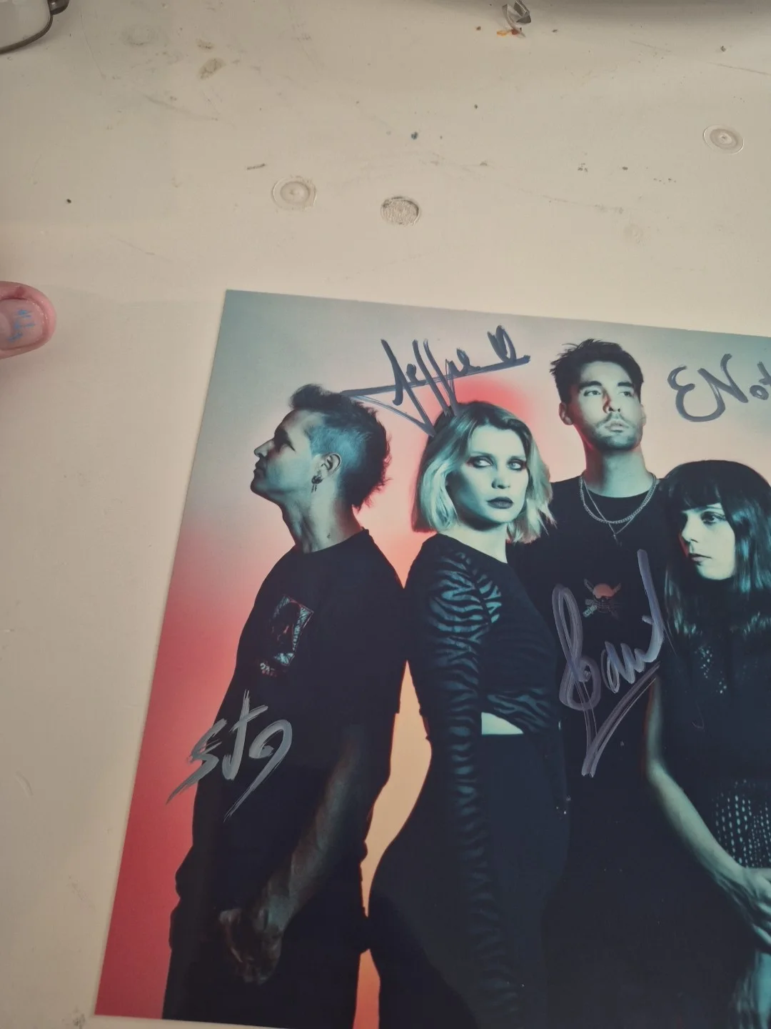 Ankor Rock Metal Band Musicians Signed 8x10 Photo, image 3