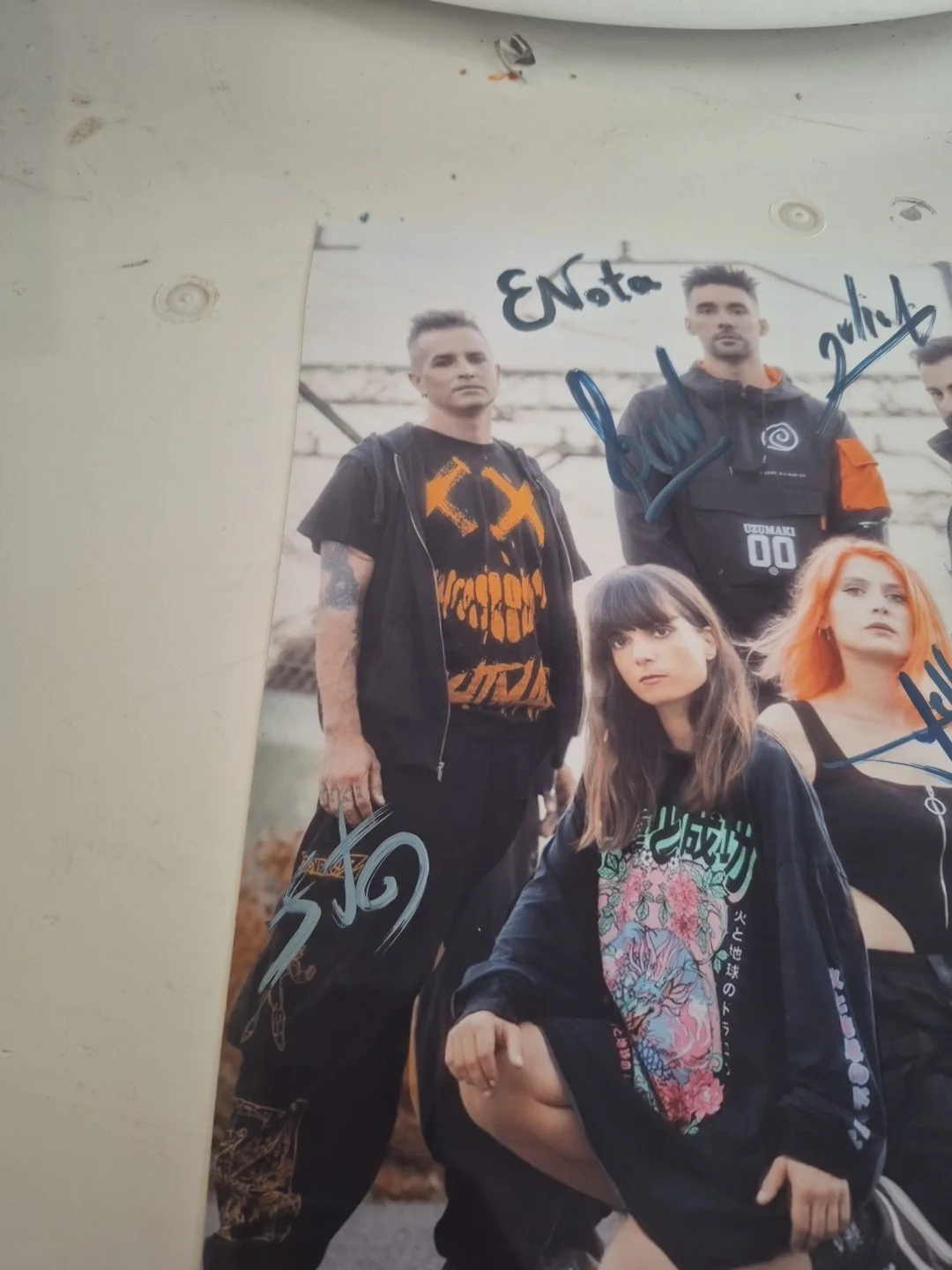 Ankor Rock Metal Band Musicians Signed 8x10 Photo, image 3