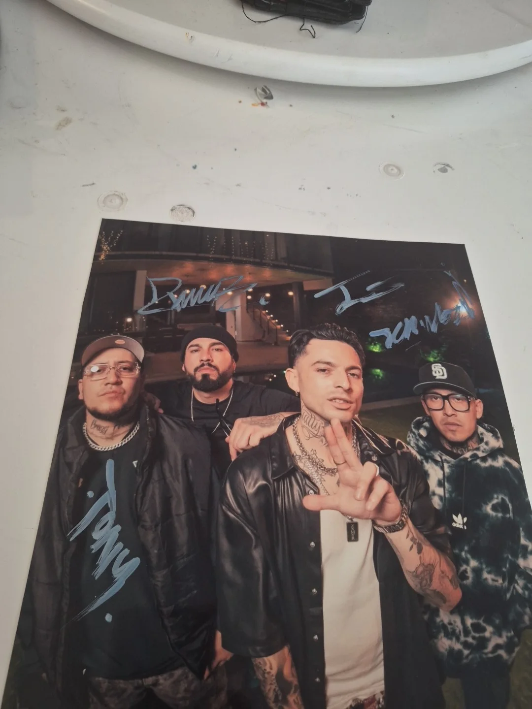 Ladrones Rock Metal Band Musicians Signed 8x10 Photo, изображение 2