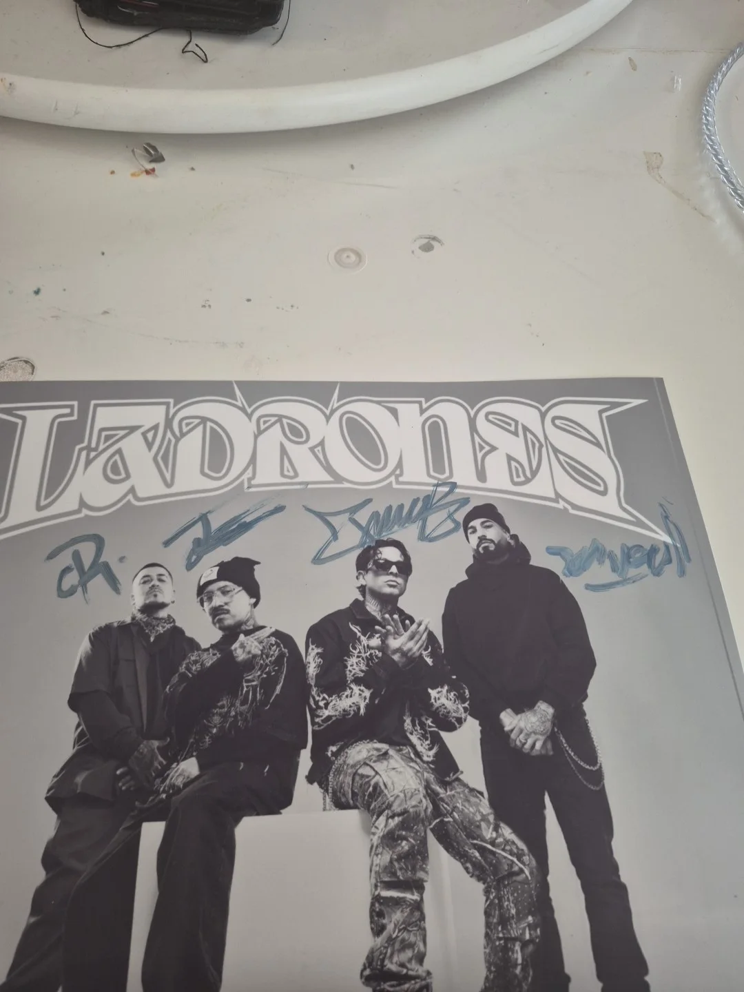 Ladrones Rock Metal Band Musicians Signed 8x10 Photo, image 3