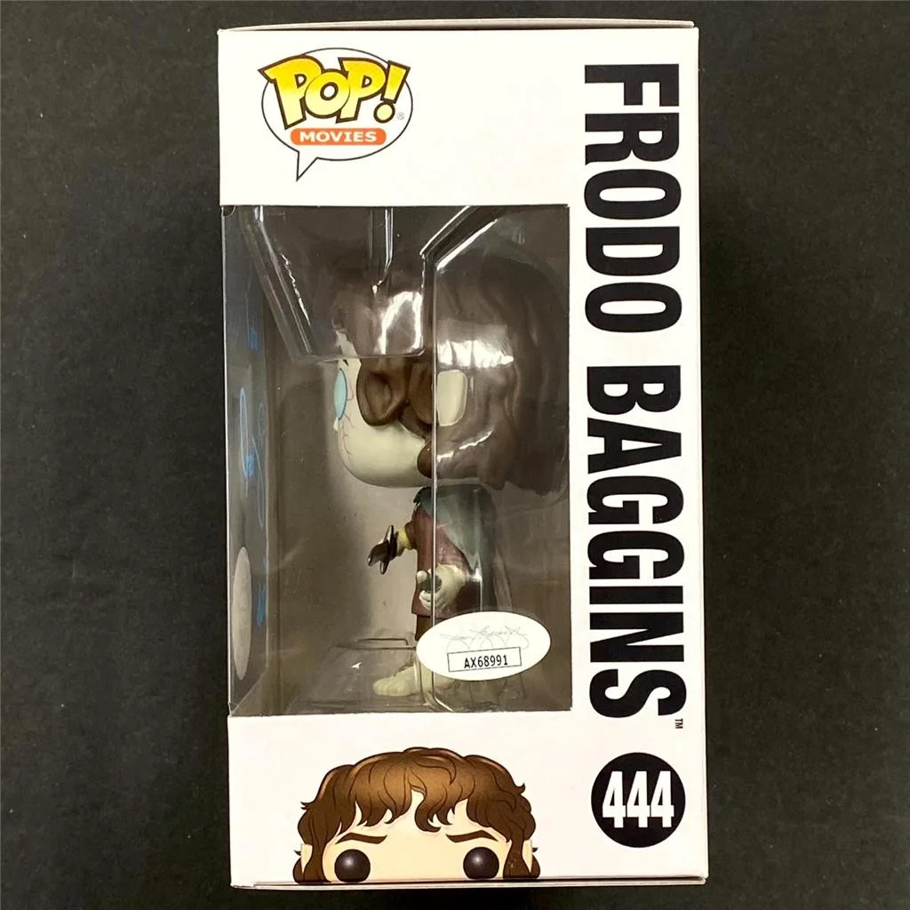Elijah Wood signed Inscription Frodo GITD Chase Funko Pop! 444 autograph JSA, изображение 3