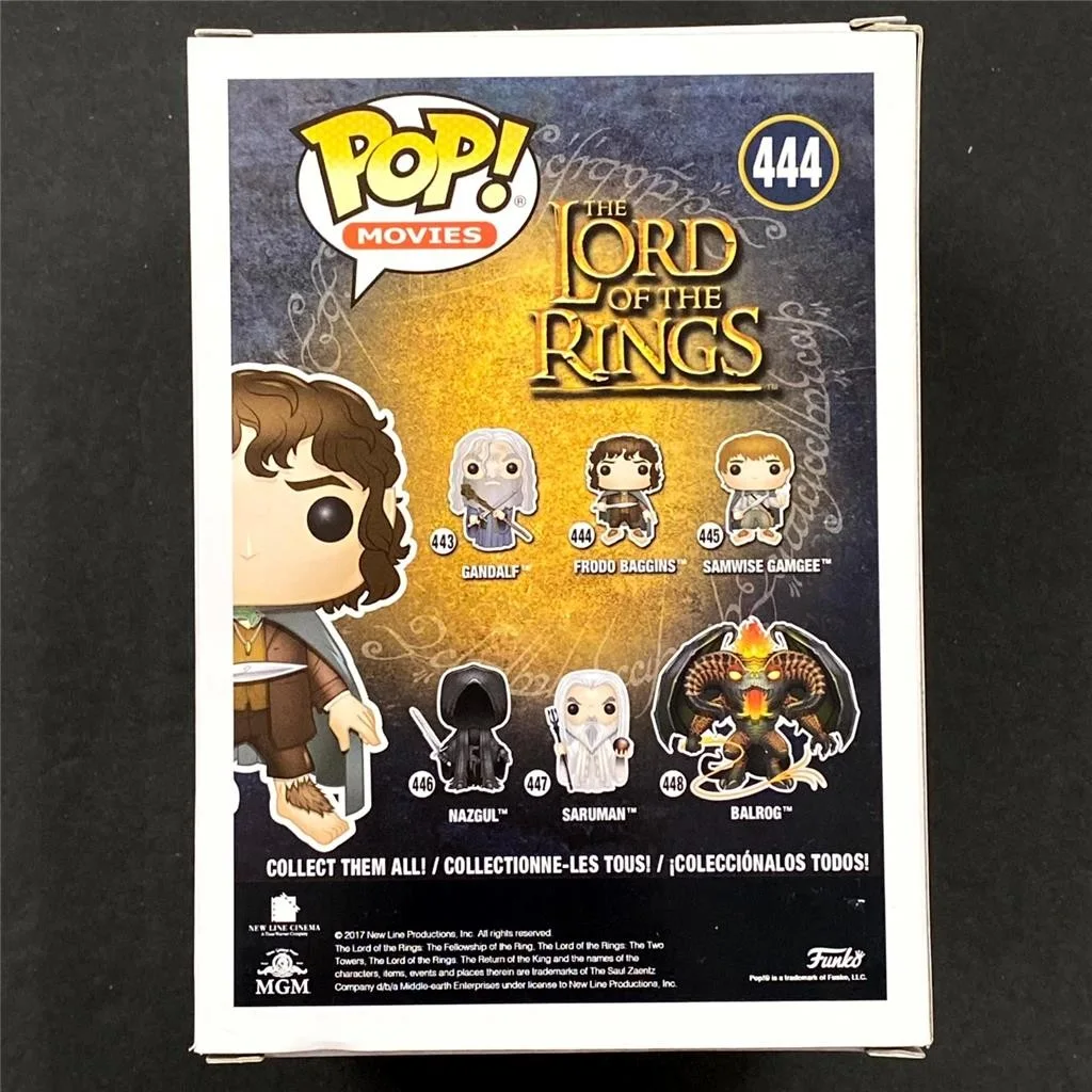 Elijah Wood signed Inscription Frodo GITD Chase Funko Pop! 444 autograph JSA, изображение 5