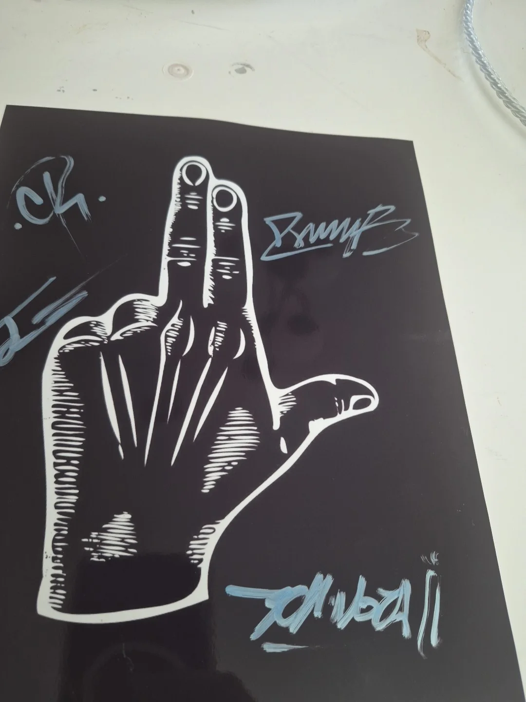 Ladrones Rock Metal Band Musicians Signed 8x10 Photo, изображение 2