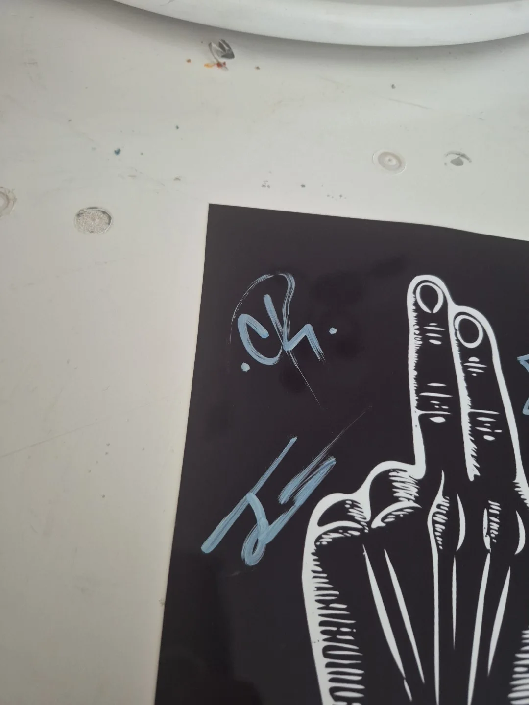 Ladrones Rock Metal Band Musicians Signed 8x10 Photo, изображение 3
